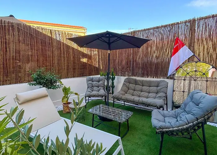 Monaco Cap D\'Ail Studio & Jardin